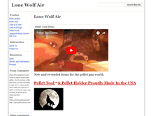 Tablet Screenshot of lonewolfair.com